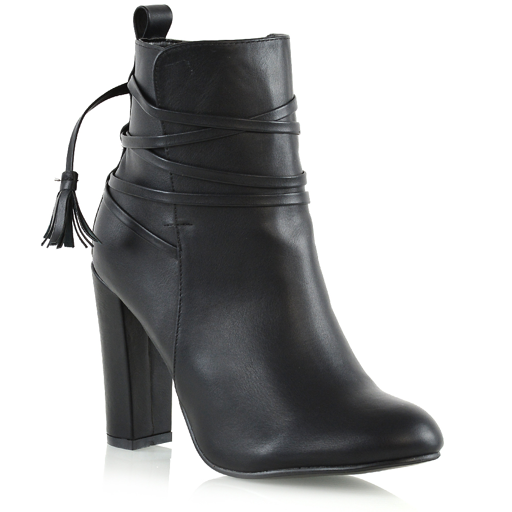block heel boots for ladies
